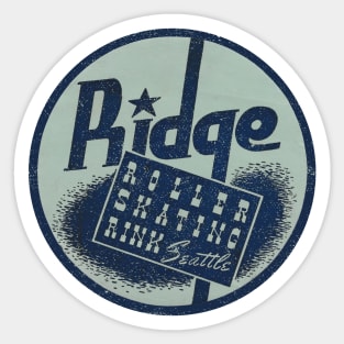 Vintage Roller Skating Seattle Sticker